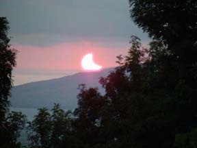 Sunset eclipse Maui